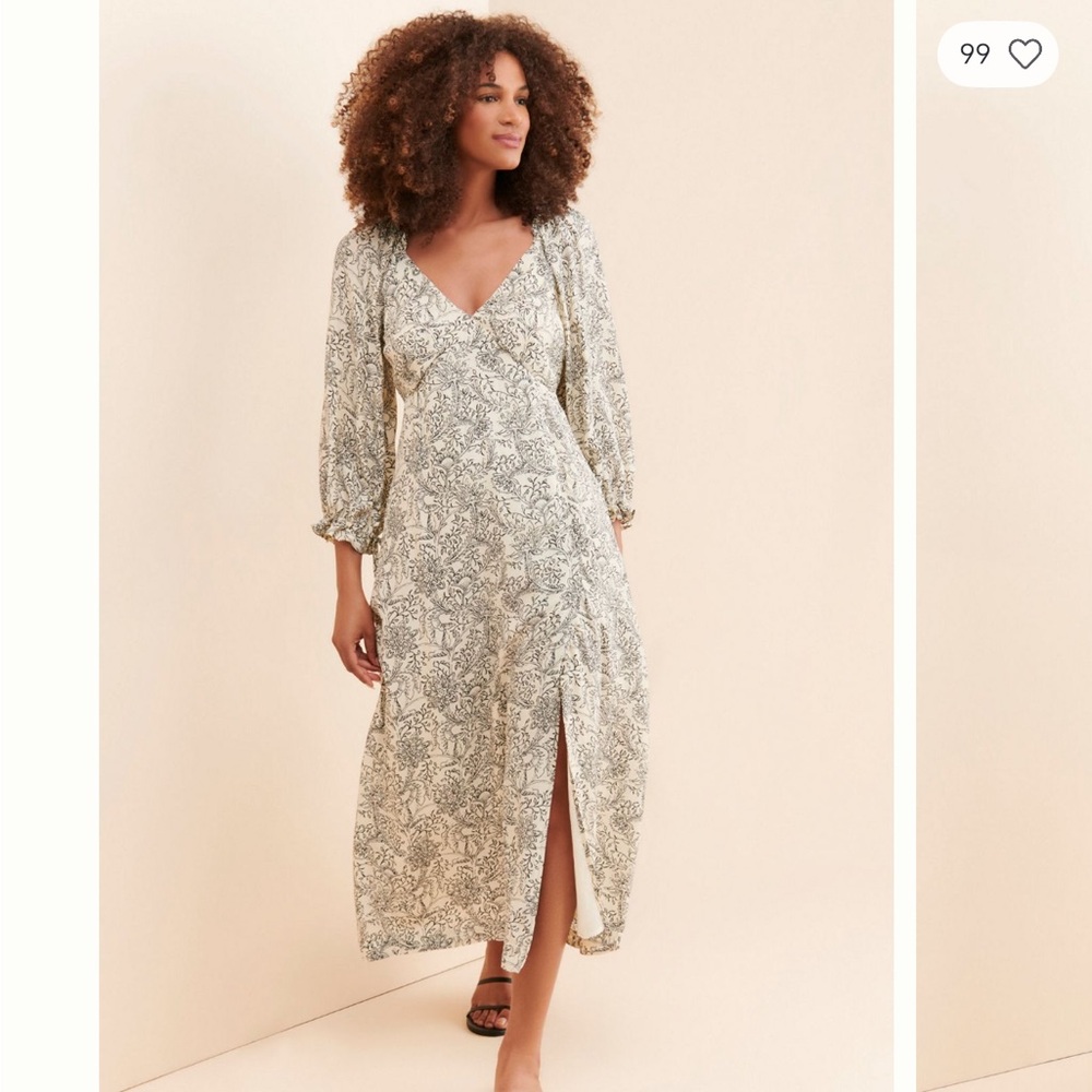 Elegant Patterned Maxi Dress